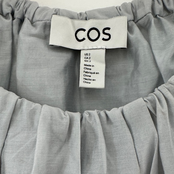 COS Women's Silver Blouse - Picture 4 of 6